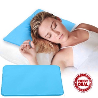 verano enfriamiento hielo almohada enfriamiento inserto almohadilla dormir hielo almohada terapia muscular chillow e2i6