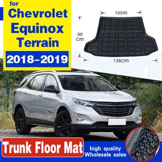 Para Gmc Terrain Holden Chevrolet Chevy Equinox 2018 2019 Boot Cargo Liner trasero tronco alfombra piso alfombra equipaje bandeja de carga