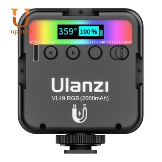 Ulanzi VL49 RGB LED luz de relleno Mini multifunción cámara luz de llenado