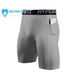 Pantalones cortos deportivos ajustados para hombre Fitness Running Stretch baloncesto compresión Base de secado rápido C8G7