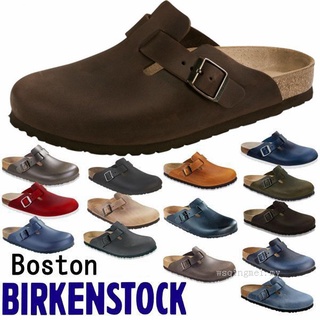 birkenstock boston hombres/mujeres suela de corcho sandalias zapatos de playa