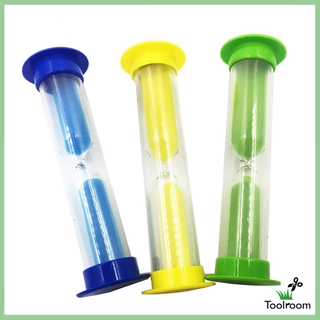 Set de herramientas de 3 temporizadores de arena - reloj de arena temporizador - azul + verde + amarillo, 1 minuto + 3 minutos + 5 minutos