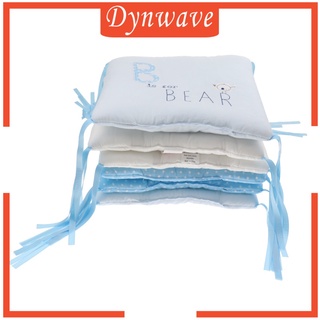 [Dynwave] 6 piezas Protector de cuna de bebé de algodón para cuna
