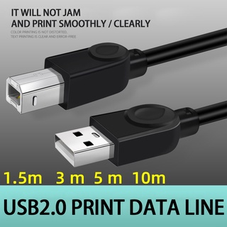 Usb Cable for Printer High Speed A to B Male to Male Usb Printer Cable Data Sync for 3D Label Printer 0.5m 1m 1.5m 3m 5m 10m EZ