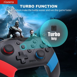 Gamepad compatible Con Bluetooth Inalámbrico Para Interruptor Controlador Joystick Para Teléfono Android PC Juego # riseera.co