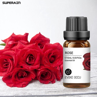 [bodycare] aceite de fragancia de rosas de 10 ml purificar aire para aliviar el estrés, extracto de plantas, aceites de flores con gotero (3)
