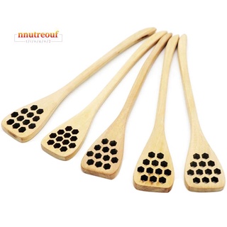 50 Pcs Cute Wood Creative Carving Honey Stirring Honey Spoons Honeycomb Carved Honey Kitchen Tool