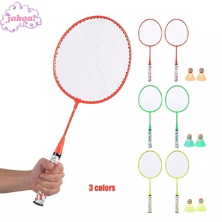 Jako--badminton Racket Garden Game Racket Shuttlecock Set de deportes con 2 bolas conjunto jakoa888