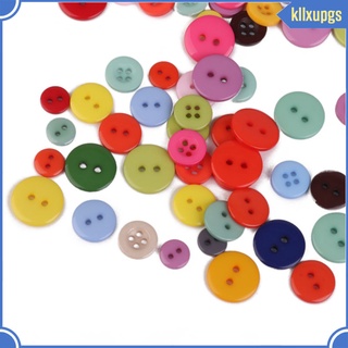 Kllxupgs 100 piezas botones De Resina varios colores y Para manualidades/Costura