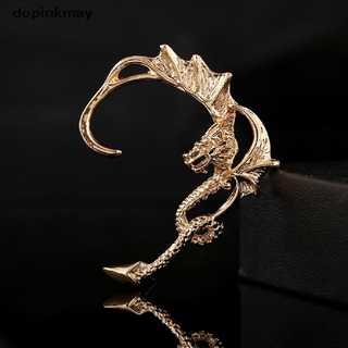 dopinkmay aretes/pendientes retro góticos con forma de dragón con forma de dragón/pendientes para mujeres/hombres/joyería co