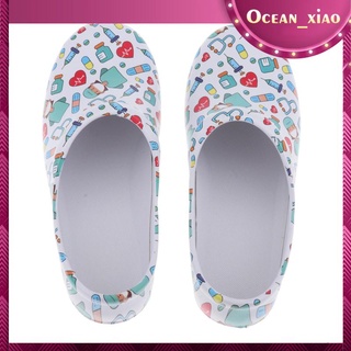 Ocean_xiao 1 Par De zapatos De lactancia con Estampado clásico para correr cómodos cómodos ligeros resistentes al deslizamiento De verano Casual (2)