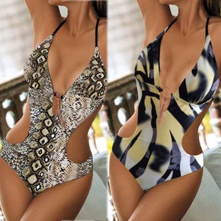 neiyiya mujeres encaje impreso acolchado push-up de una pieza bikini trajes de baño traje de baño shein