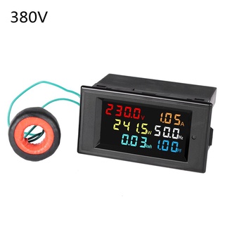 LCD Digital Panel Wattmeter Energy Power Meter Voltmeter Current Ammeter