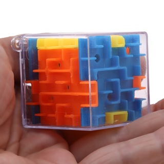 3D cubo rompecabezas laberinto juguete mano juego caso caja divertido cerebro juego desafío Fidget juguetes (1)