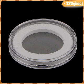 Single Coin Display Case Airtight Round Coin Capsule Holder 38mm Coin Container Protective Gift Box
