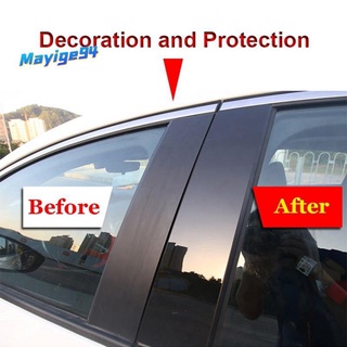 etiqueta engomada del pilar de la ventana del coche del centro bc etiqueta engomada de la columna accesorios externos para mazda 3 axela bm bp 2013-2020 (1)