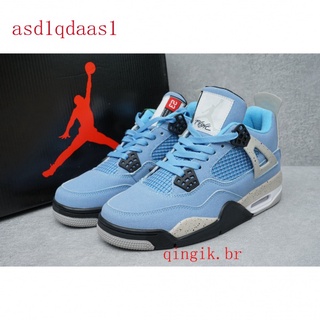 100 % Auténtico NikeAir Jordan 4 Retro OG " Cement " AJ4 Zapatos De Baloncesto Hombres Y Mujeres Resistente Al Desgaste Deportivos Para Correr