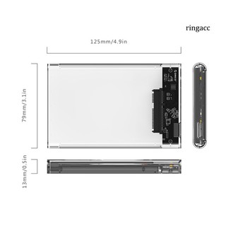 Rccb5gbps caja de disco duro móvil de alta velocidad SATA HDD SSD USB 3.0 de 2.5 pulgadas para PC (3)