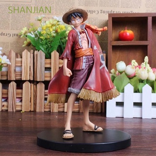 Modelo coleccionable Shanjian Modelos Figura Pvc figurita Figuras juguetes Anime Modelo Figuras De acción mono D Luffy Anime Luffy