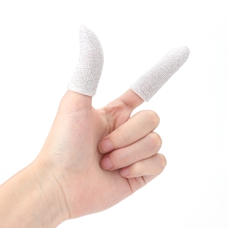 1 par de dedos cubierta controlador de juego para PUBG a prueba de sudor no rasguño sensible pantalla táctil Gaming Finger pulgar manga guantes (7)