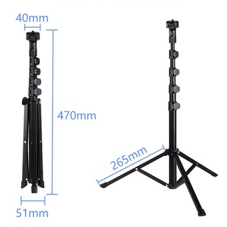Universal Phone Tripod 63 inches Extendable Tripod Stand Smartphone Holder