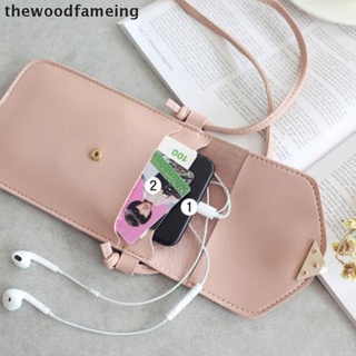 [Thewoodfameing] bolso de teléfono celular con pantalla táctil para mujer, bolso bandolera, bolso bandolera [thewoodfameing] (5)