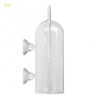 any Aquarium Air Oxygen Bubbler Glass Cup with Water Tube Air Stone and Suction Cups High Dissolved Oxygen for Fish Tank