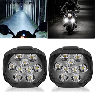 Nuevo^*^ faros delanteros de motocicleta 9 LED 6W DC12V Super brillante blanco luz de trabajo bicicletas [bigstore]