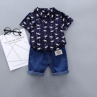 pantalones cortos de verano/bebés/bebés con estampado floral/blusa