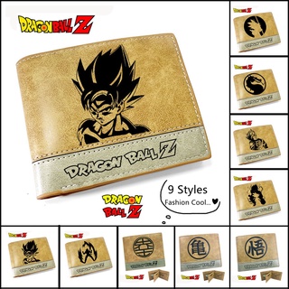 Dragon Ball Z cartera de los hombres cartera de dos veces cartera Anime cartera estudiante cartera