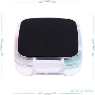 contenedor lindo de la caja del espejo del almacenamiento del poseedor de la caja de la lente de contacto mini