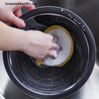 tree - esponja de limpieza de doble cara para limpiar platos, lavar platos, lavar platos.