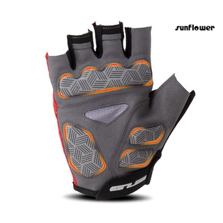 GUB 1 par de guantes de medio dedo resistentes al desgaste transpirables deportivos para montar bicicleta (8)