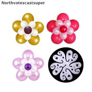 northvotescastsuper 10pcs 11 en 1 globo flor clips soporte de corbata para decoración de fiesta de boda nvcs