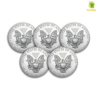 10pcs primeros 2021 american eagle a aterrizar en enero moneda conmemorativa de plata de 40 mm de diámetro para la colección de monedas (4)