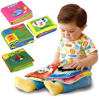 libros de tela crujido sonido bebé aprendizaje temprano cochecito sonajero juguete