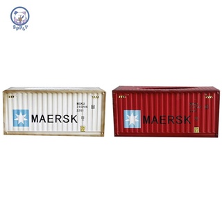 2 Pcs Iron Tissue Box Home Car Napkin Paper Container Metal Paper Towel Storage Case Home Decor, White & Red