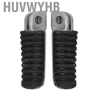 Huvwyhb 2Pcs Aluminum Motorcycle Front Footrest Foot Pegs Pedal For Kawasaki ER-6N 06-14