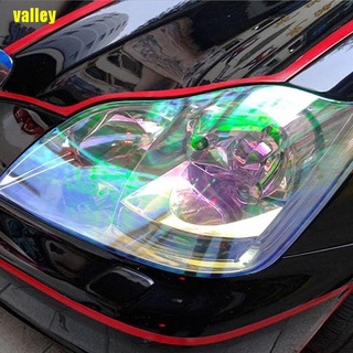 valley chameleon cambio de color tinte vinilo envoltura pegatina faro película de luz de coche lámpara mnzm