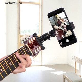 welo guitarra cabeza clip teléfono móvil soporte de transmisión en vivo soporte soporte trípode clip co