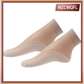Wzcwqfl 20 pzs calcetines cortos De Seda/náilon/antideslizante/calcetines cortos Para mujer/verano