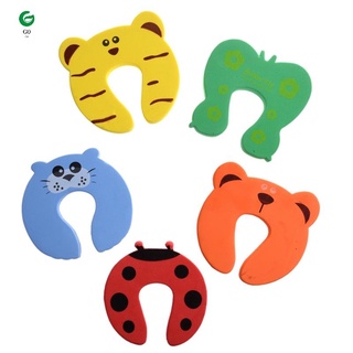 5x Baby Kids Door Jammer Finger Pinch Guard Child Toddler Infant Safety Protector Stopper Cute Animal Designs
