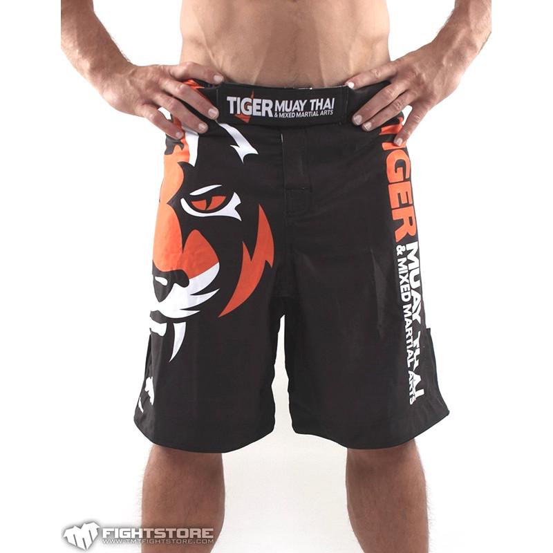 Tiger Muay Thai Tigers UFC lucha lucha pantalones cortos MMA negro deportes pantalones cortos hombres