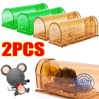 humane live mouse trampa no tóxica trampa de rata jaula captura hámster ratón control asesino ratones d0z6