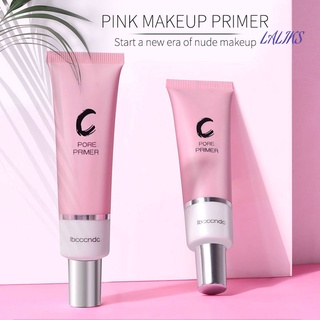 laliks 35g Moisturizing Pore Primer Cover Blemish Natural Pink Invisible Pore Isolation Whitening Concealer for Face