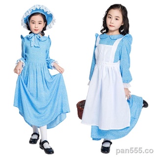 ♠●Halloween costume fairy tale children wolf grandmother girl grandmother alice maid maid costume wholesale