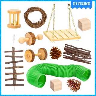 Hytczhce juguete De madera Para mascotas/hámster/masticar/cerdito De indias/conejo