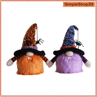 Simplesshop33 adornos decorativos De peluche con luces Coloridas Para decoración De Halloween