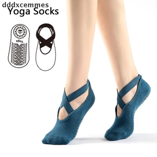 *dddxcemmes* calcetines de yoga para mujer antideslizante vendaje transpirable pilates ballet danza calcetines venta caliente