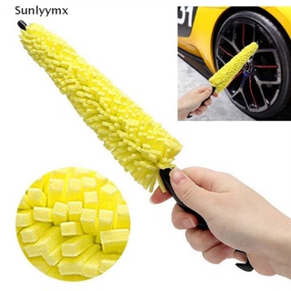 [sul] cepillo de rueda de coche cepillo de limpieza de mango de plástico llantas de rueda cepillo de lavado de neumáticos ymx